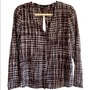 SALE Banana Republic Open Back Blouse Size S